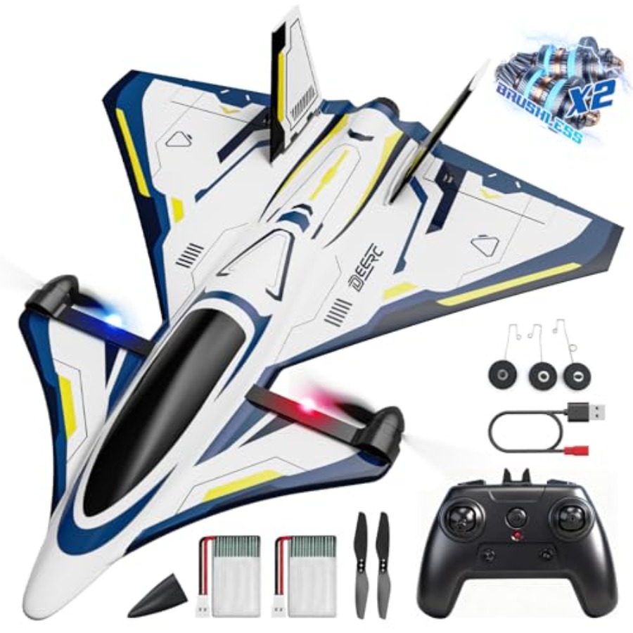 Rc Hobby Jet Plane - 4CH Brushless RC Plane, Sci-Fi Remote