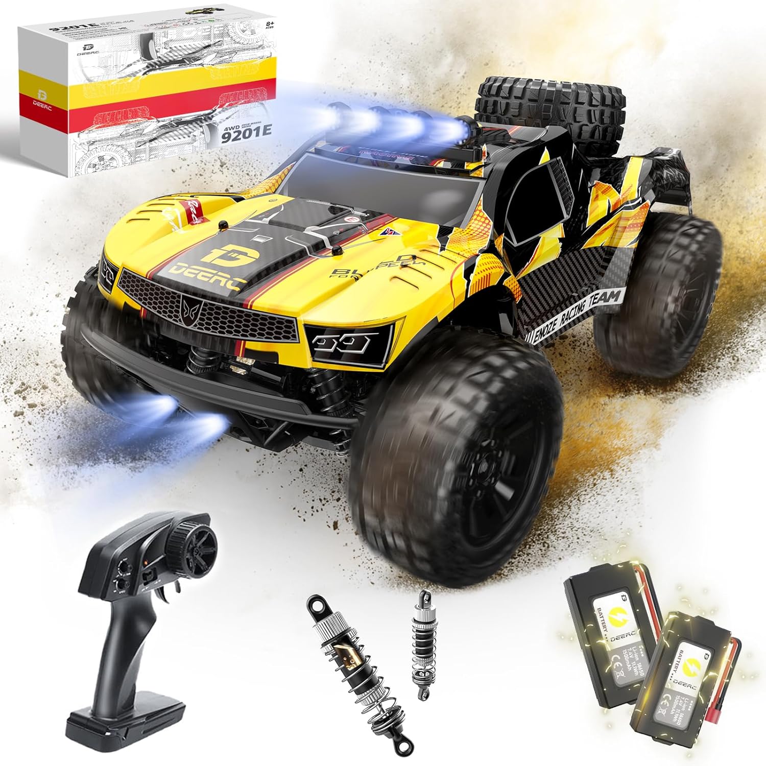 Rc Hobby Grade Car - DEERC 9201E 1:10 Large Remote Control