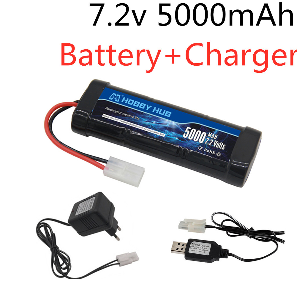 7.2V 5000mAh Ni-MH Battery Pac - Rc Hobby Grade Car บทวิจารณ์และราคา