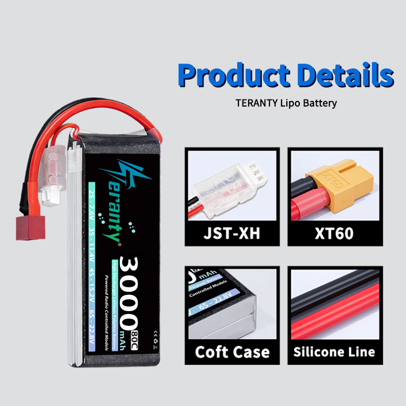 TERANTY 2S 3000mAh Lipo Batter - Rc Hobby Models บทวิจารณ์และราคา