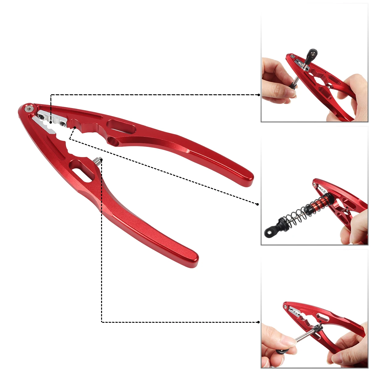 1Pcs Aluminum Pliers Ball Join - Body Shell Rc บทวิจารณ์และราคา