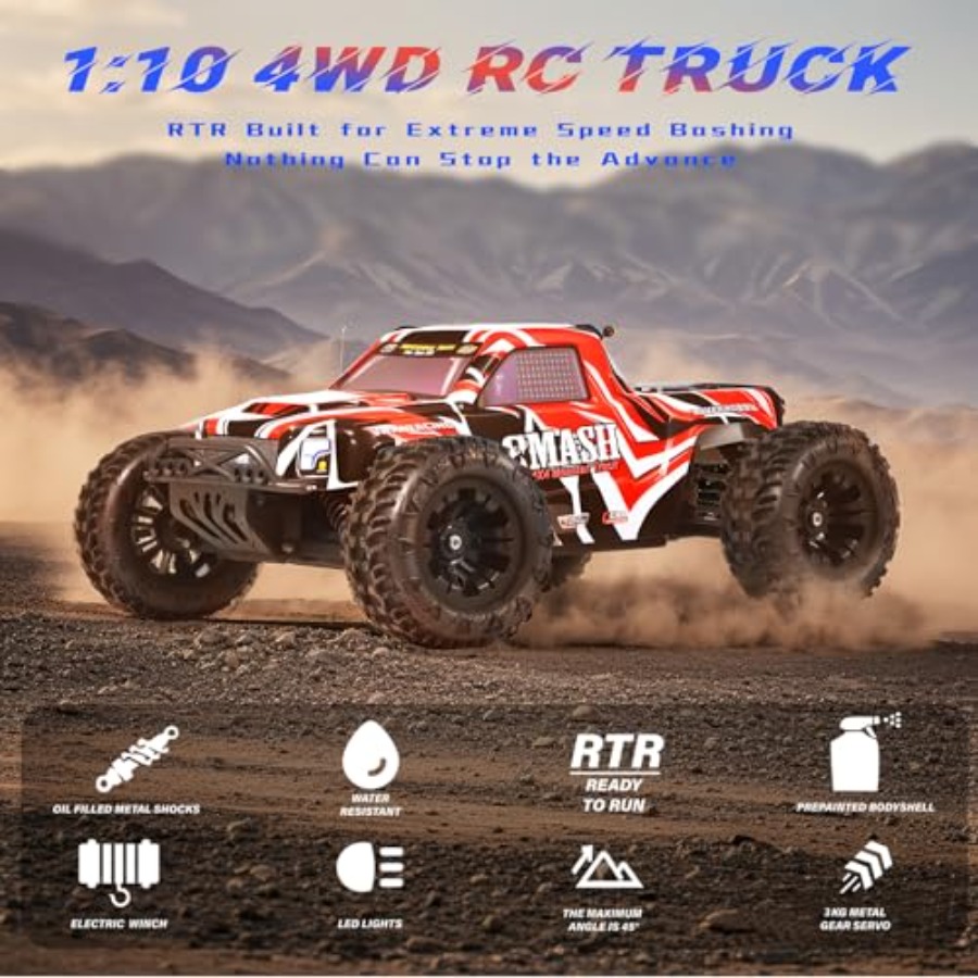 RC Cars for Adults: 4WD Off-Ro - Rc Hobby Grade Monster Truck บทวิจารณ์และราคา