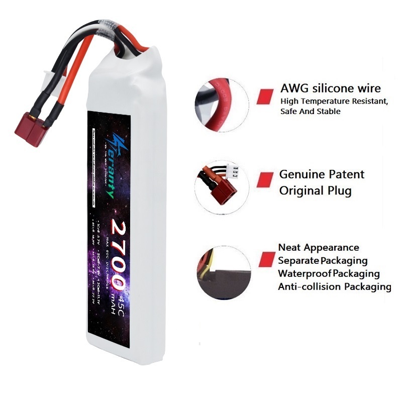 1/3PCS 2S 7.4V Lipo Battery 27 - Rc Hobby Models บทวิจารณ์และราคา
