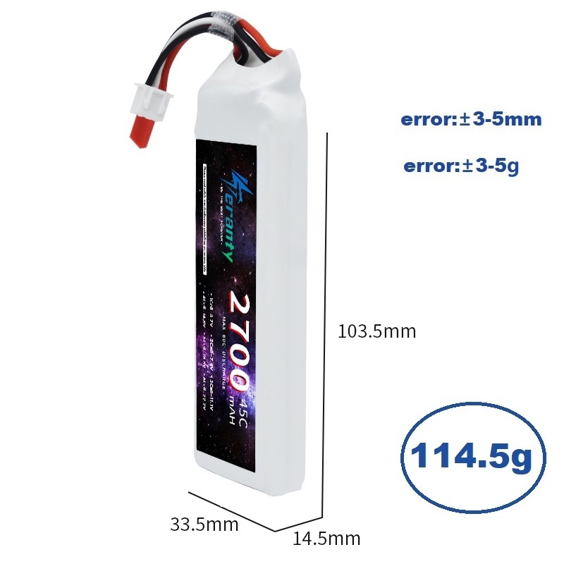 1/3PCS 2S 7.4V Lipo Battery 27 - Rc Hobby Models บทวิจารณ์และราคา
