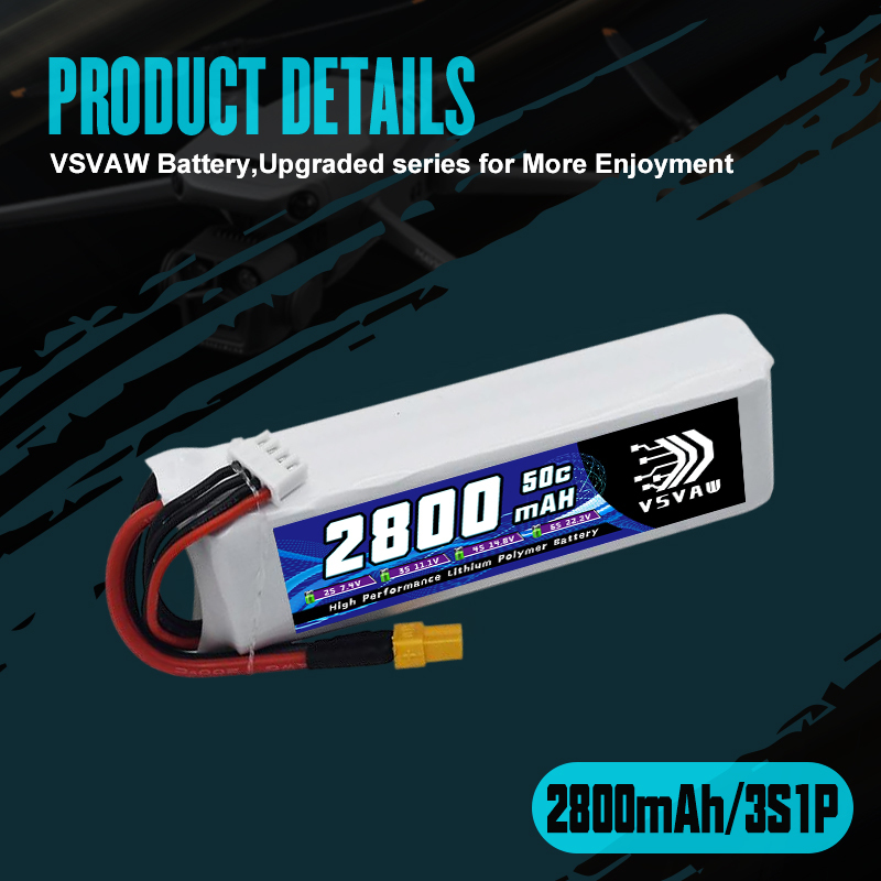 VSVAW 3S 2800mAh Lipo Battery  - Rc Hobby Models บทวิจารณ์และราคา