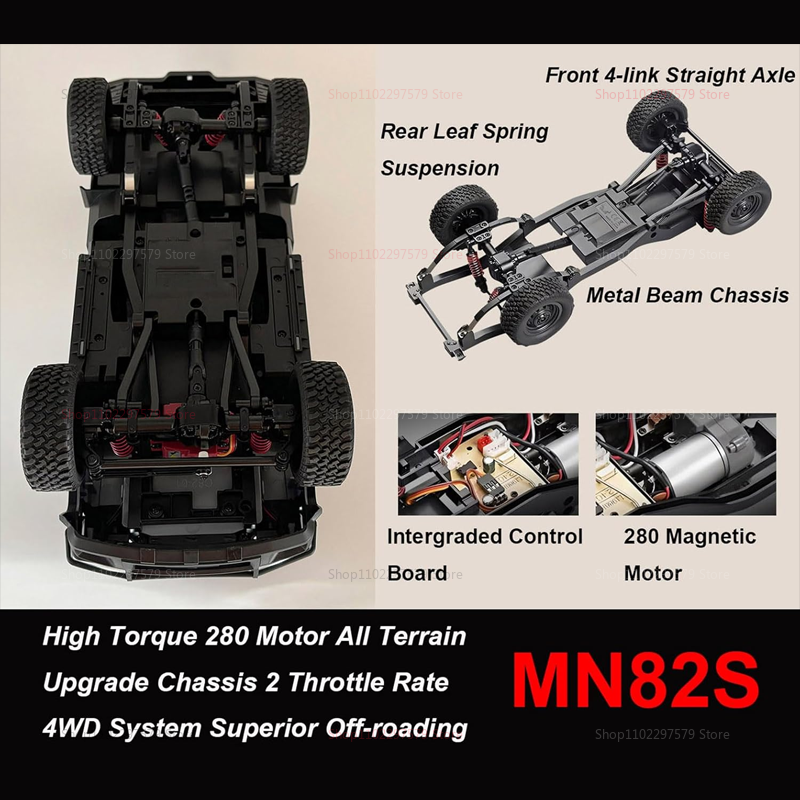 MN82 MN82S RC Crawler Truck 1/ - Rc Hobby Models บทวิจารณ์และราคา
