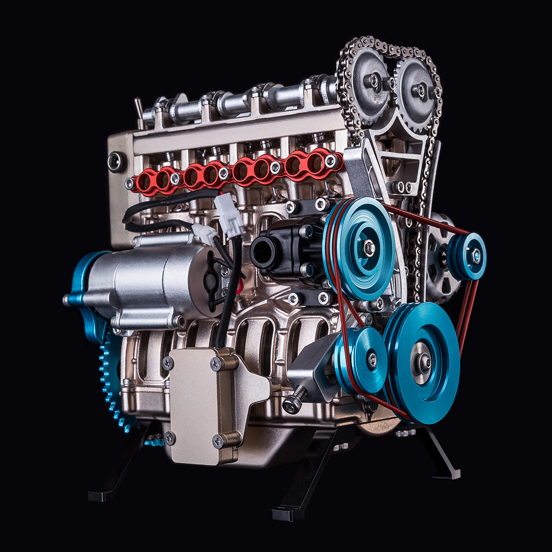 TECHING Metal Four-cylinder En - Rc Hobby Tech บทวิจารณ์และราคา