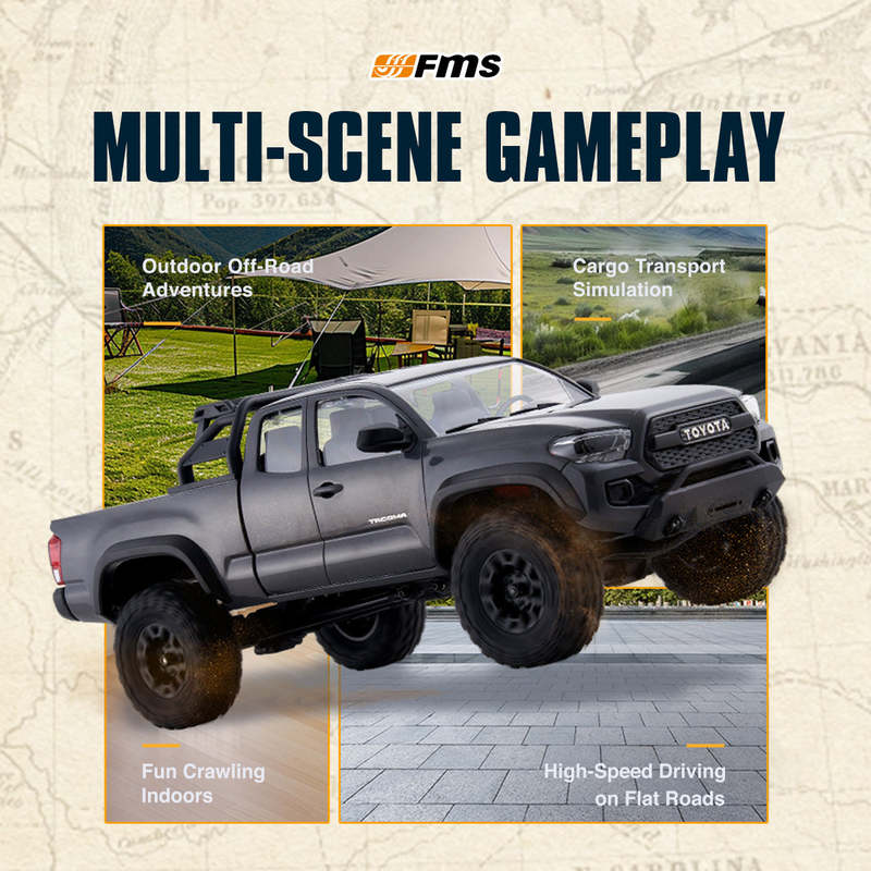 FMS Tacoma Officially Authoriz - Rc Hobby Grade Car บทวิจารณ์และราคา