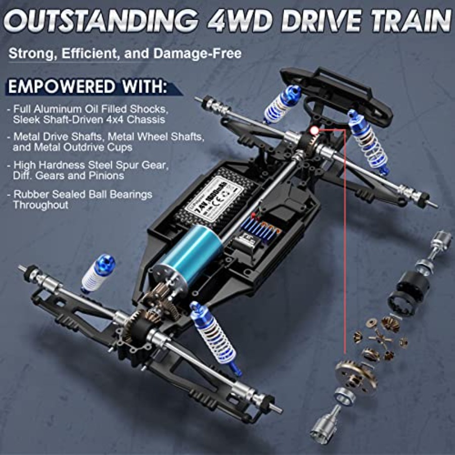 1/12 Scale Brushless RC Cars 9 - Rc Hobby Grade Monster Truck บทวิจารณ์และราคา