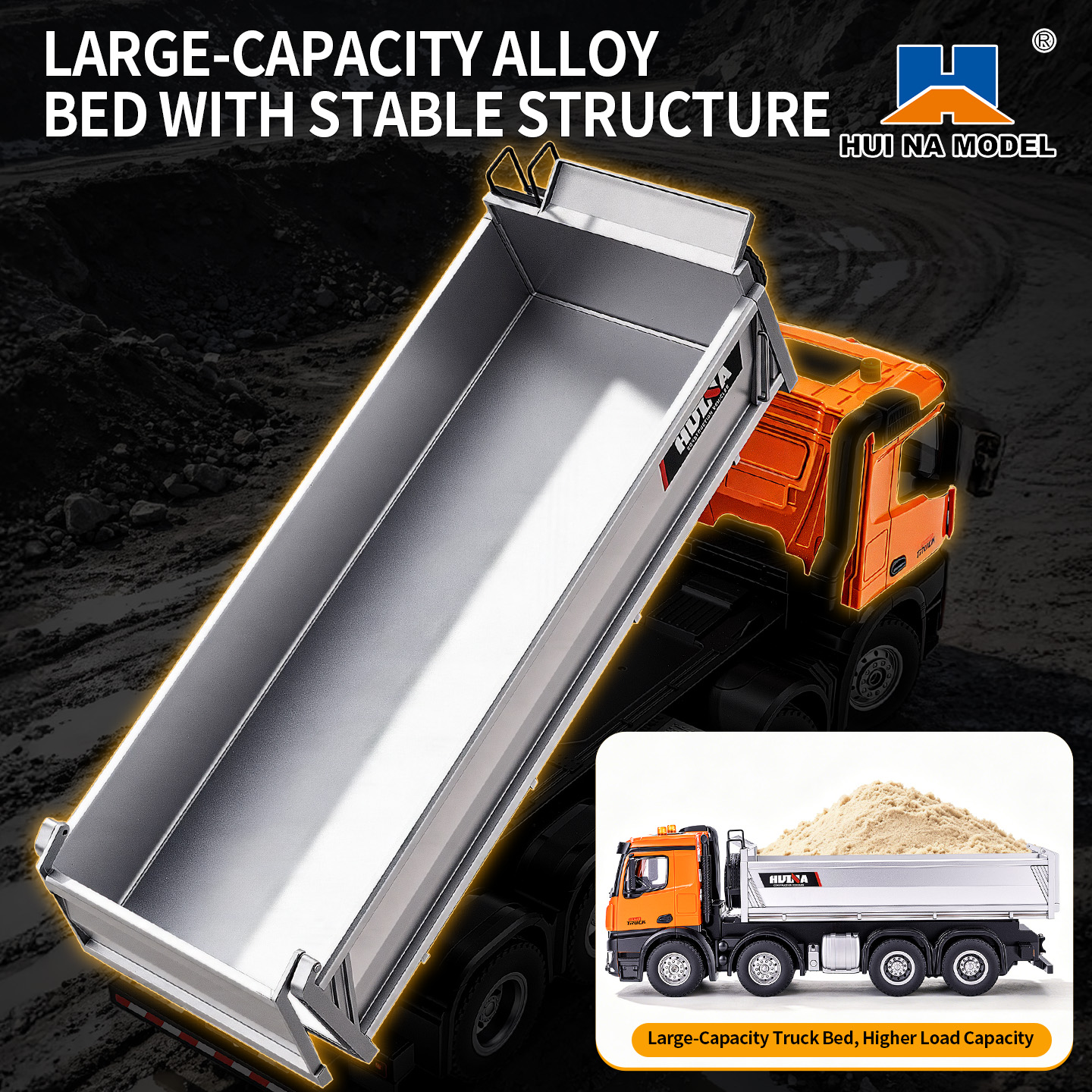 New HUINA 1536 1/14 RC Dumper  - Rc Hobby Models บทวิจารณ์และราคา