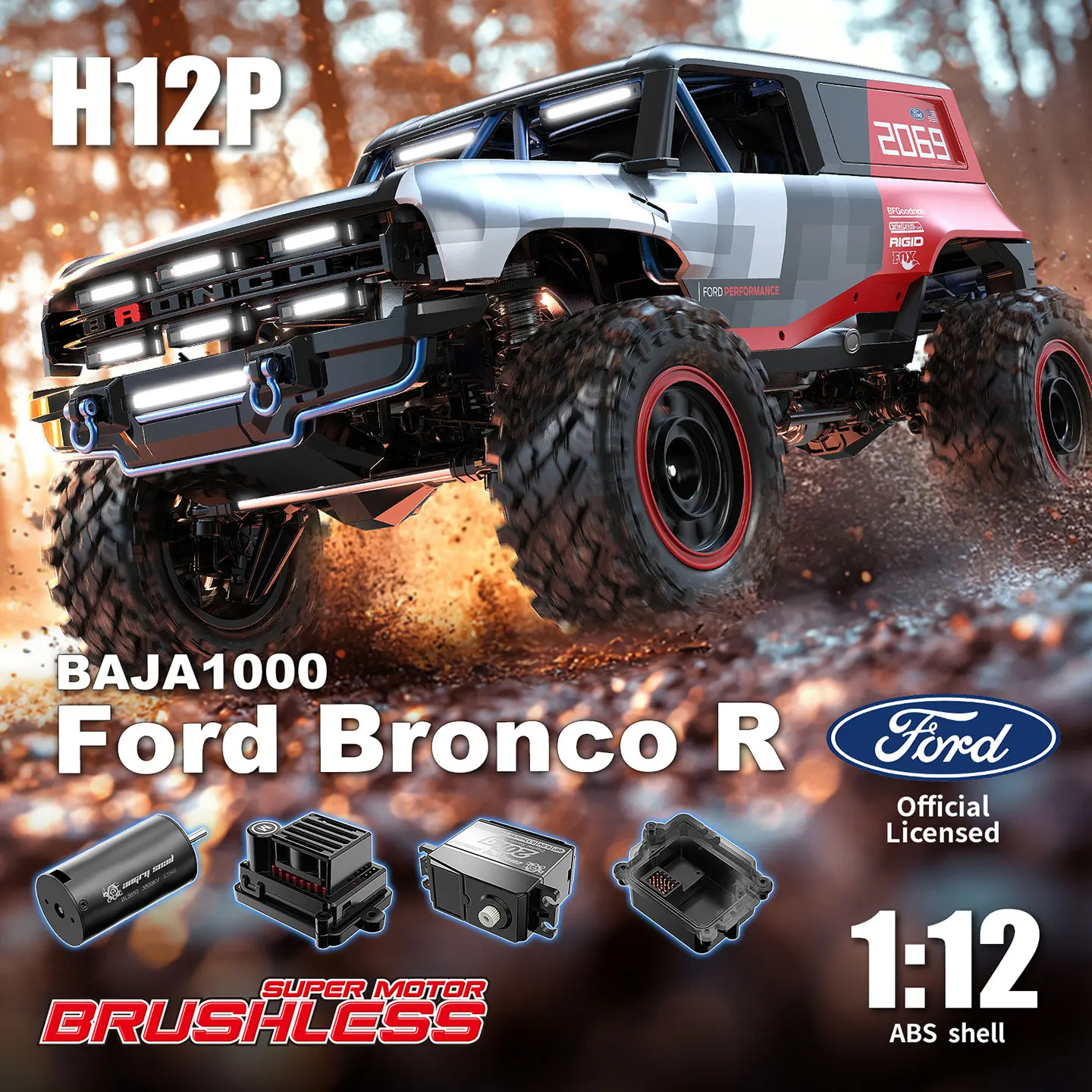 MJX 1:12 H12P Brushless High-S - Rc Hobby Grade Car บทวิจารณ์และราคา