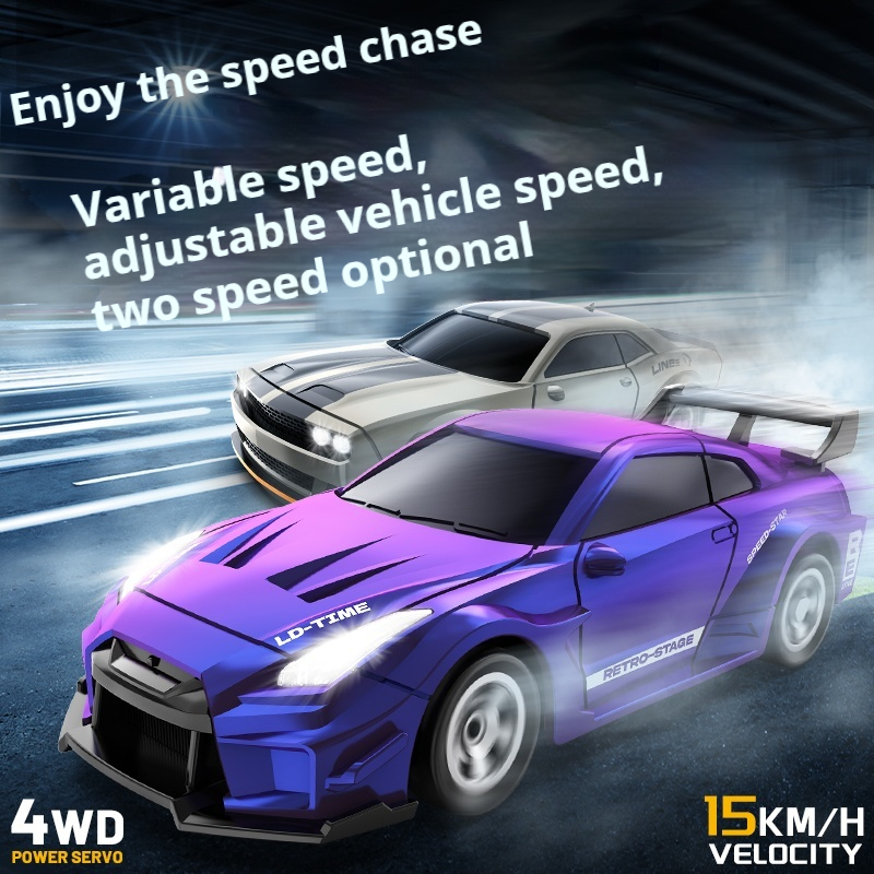 Mini 1:64 4WD RC Drift Car 15K - Rc Hobby Grade Car บทวิจารณ์และราคา