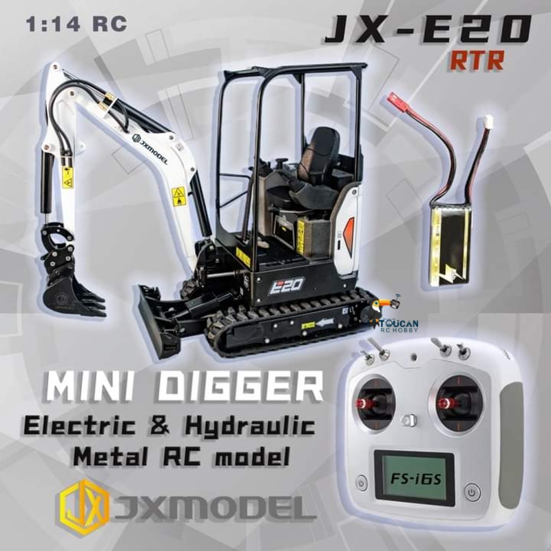 RTR JX E20 RC Mini Excavator 1 - Rc Hobby Models บทวิจารณ์และราคา